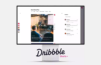 Dribbble Shorts after effects animation app branding design dribbble logo newfeature story ui ux