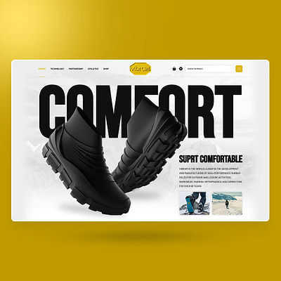 VIBRAM SHOES REDESIGN WEBSITE app branding design elementor figma graphic design illustration landing page logo shoes ui uiux vector vibram web web design website wordpress