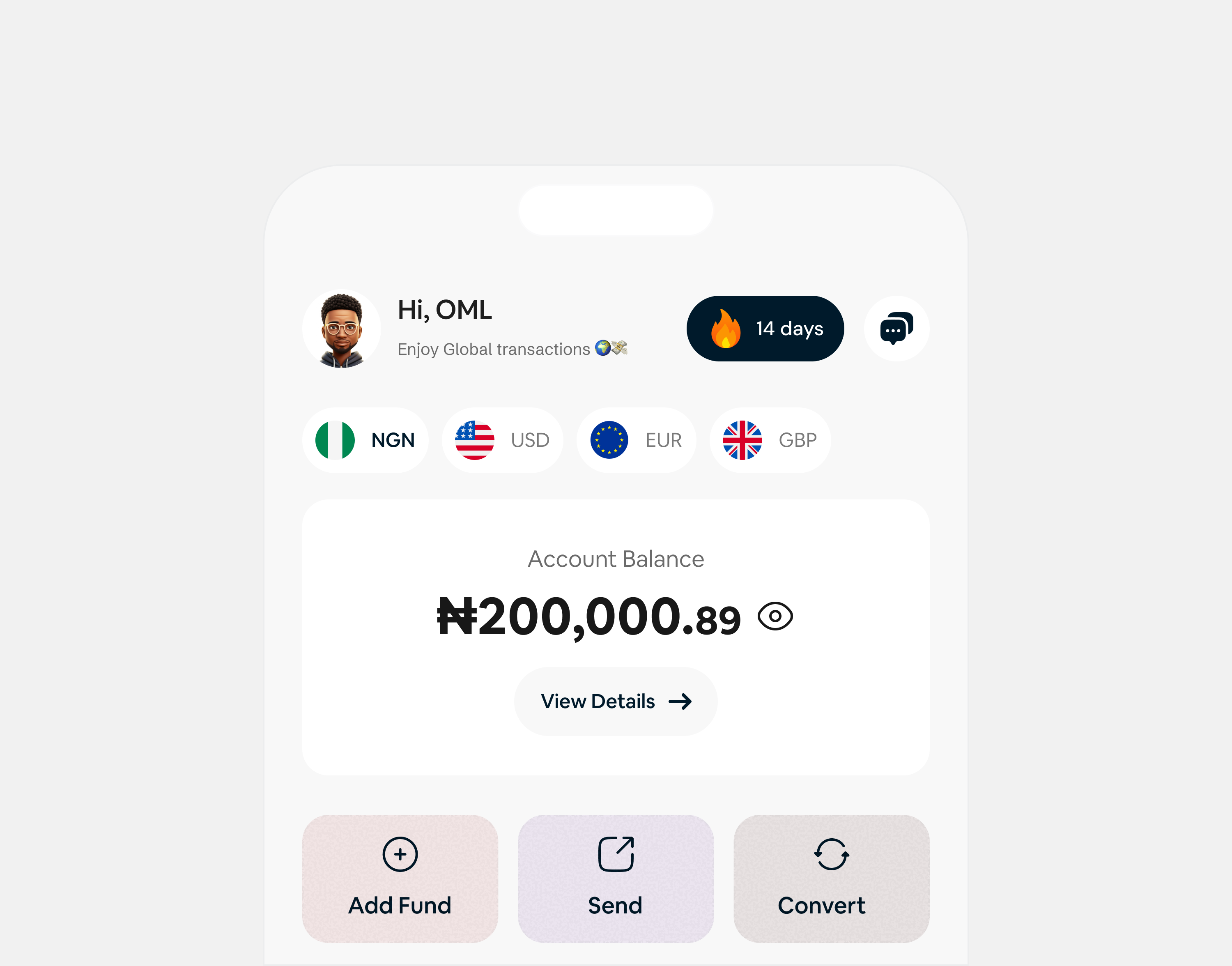 Nexa - Fintech Mobile App app app design christian app dashboard fintech mobile app money productdesign send money transfer ui uiux ux