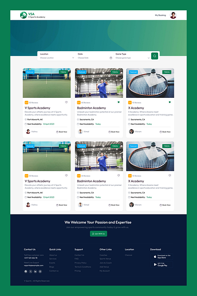 Turf Booking App – Dashboard Experience booking app branding branding design design illustration kytz kytzlabs micro interaction mobile application product design sports turf visual design web design