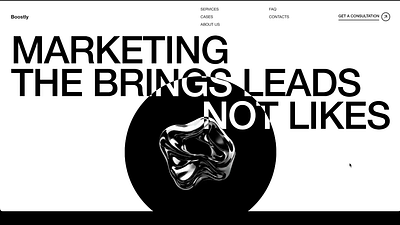 Futuristic Website Concept — Abstract & Responsive 3d animation branding graphic design logo motion graphics ui