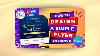 Thumbnail Design branding design e flyer design flyer graphic design thumbnail thumbnail design