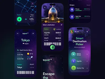 Smart Travel App Concept adventure app app design booking design mobile mobile app tour tourism tourist travel travel agency travel app trip ui ux vacation