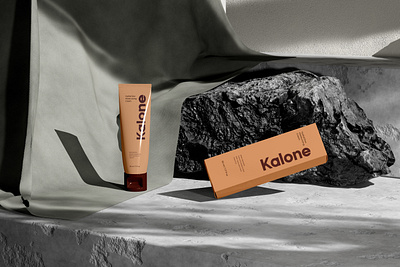 Kalone Skin care Product Label and Packaging Design box brand identity cosmetics cream graphic design label labeldesign packagedesign packaging packagingdesign print product packaging skin care tube typography