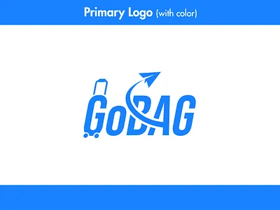 GoBag- Travel Agency Logo adobe illustrator agency brand design brandidentify gobag graphic design lettermark logo logodesign logodesigner logomark logotype travel travel agency typography