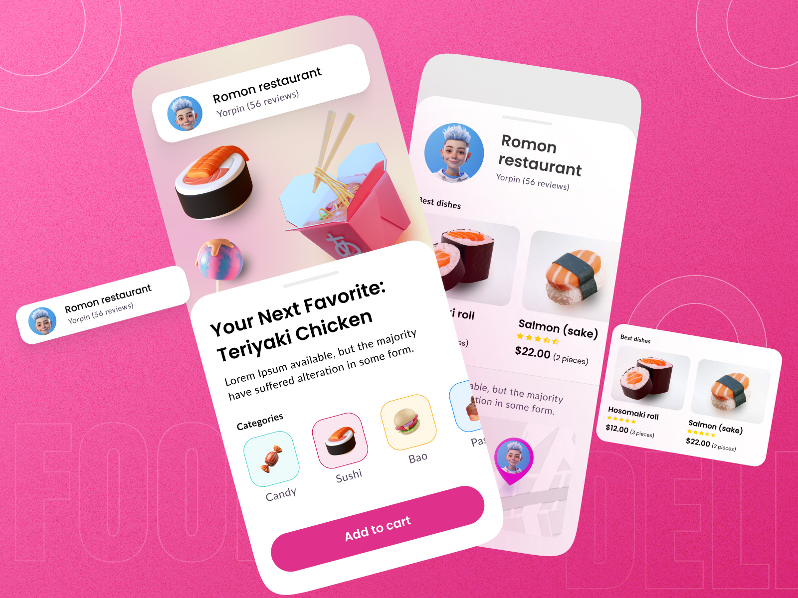 Food Delivery App UI Design by Apptechies – Modern Experience animation app app development branding food food delivery graphic design mobile app ui