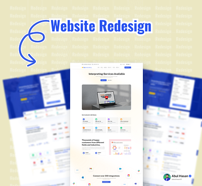 Website Redesign design figma design landing page redesign ui uiux design web website design