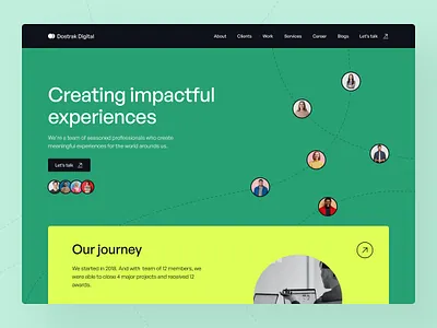 UI Design - Digital Marketing Agency Landing Page agency design digital marketing digital marketing agency landing page ui uidesign uiux user interface web design