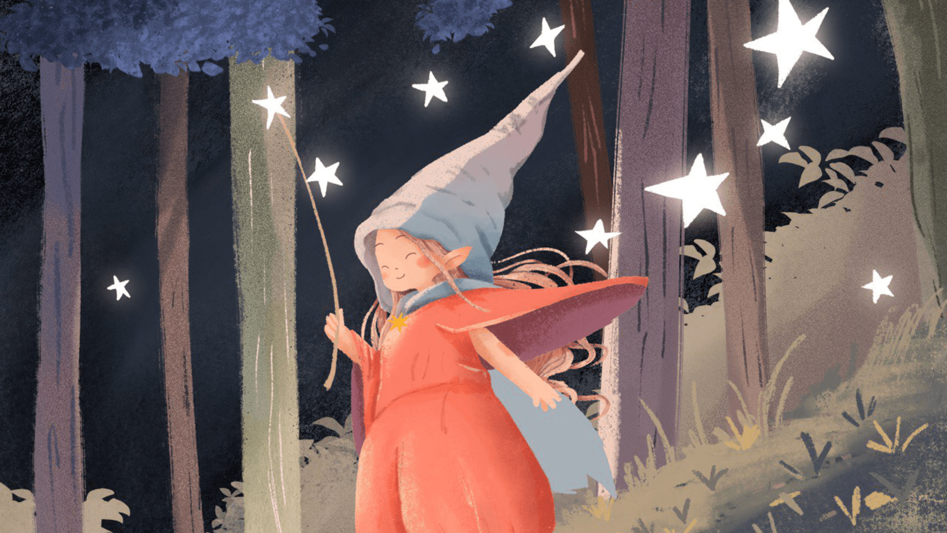 Star fairy digital digital paint digital painting fairytales illustration nature procreate