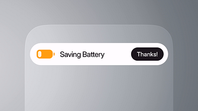 Reduced Effects pop-up animation app apple design motion notification popup simple ui ux