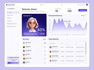 CRM Dashboard UI Kit – Sales Automation & Performance Analytics analytics dashboard clean ui crm dashboard dashboard design dashboard experience data visualization design system ideatedlab interface design minimal dashboard minimal saas saas design saas interface saas web app ui ui design daily user interface web app design