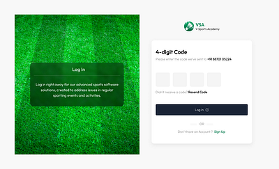 Turf Booking App – Login & OTP Authentication Flow booking branding design illustration kytz micro interaction product design turf application ui uiux user experience ux visual design web application