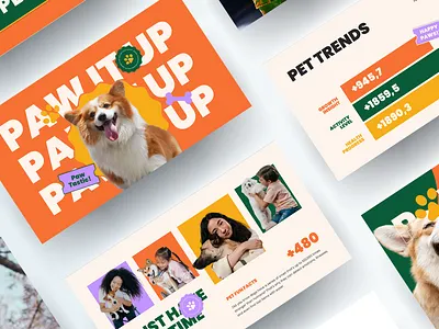 Pet Care Presentation Design - PAWSOME branding designer google slides graphic design infographics pet pet care pet pitch deck pet presentation pet wellness pitch deck powerpoint powerpoint design powerpoint presentation ppt slides presentation design presentations umar tanveer