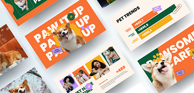 Pet Care Presentation Design - PAWSOME branding designer google slides graphic design infographics pet pet care pet pitch deck pet presentation pet wellness pitch deck powerpoint powerpoint design powerpoint presentation ppt slides presentation design presentations umar tanveer