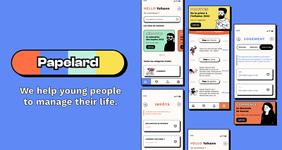 Papelard - mobile app app branding graphic design ui ux