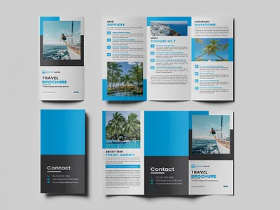 Travel Tri-Fold Brochure Design case study catalog