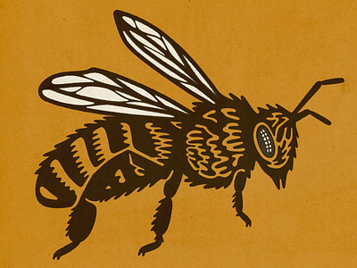 bee bee beekeeper bug bumble buzz honey insect logo