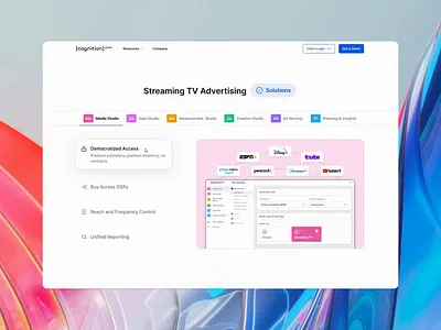 Cognition Website Feature Images - Part 1 advertising animation b2b b2c branding canva customization design figma graphic design illustration minimal motion graphics saas streaming tv ui uiux visualdesign webdesign