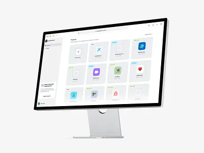 AI Project Dashboard UI Design for CodePlatform app builder clean design dashboard developer tool low code no code builder platform product design saas startup tools ui ui builder ux web builder web design