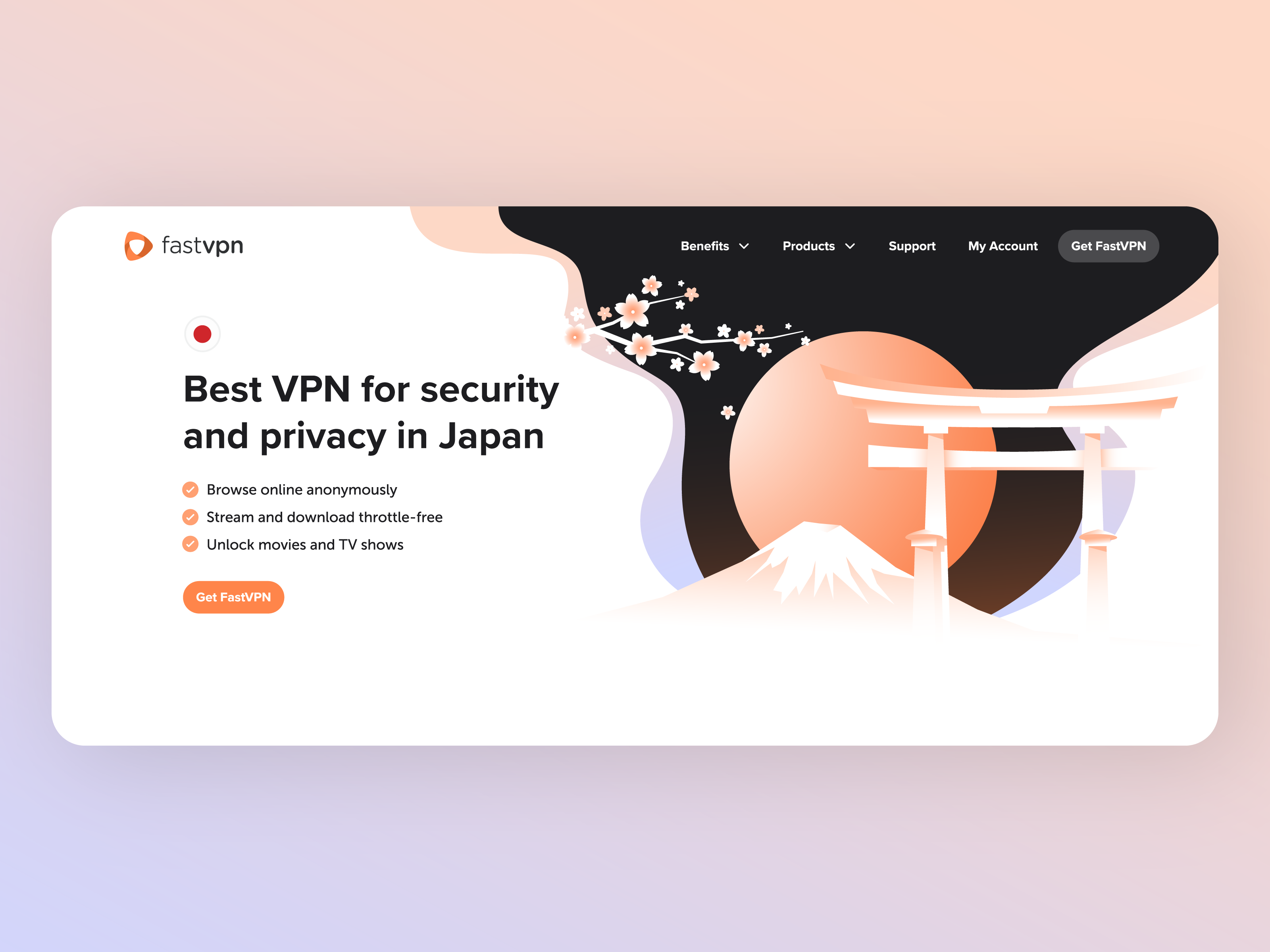 FastVPN - Location pages adobe illustrator branding design flat graphic design illustration landing page location minimal namecheap ui vector vpn web design website