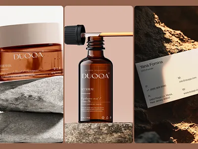 DUQQA — Visual Identity for a Cosmetics Brand animation brand design brandidentity branding corporate design cosmeticsbrand design graphicdesign illustration