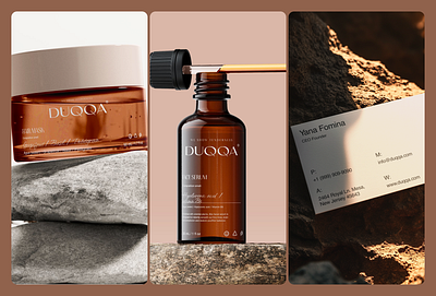 DUQQA — Visual Identity for a Cosmetics Brand animation brand design brandidentity branding corporate design cosmeticsbrand design graphicdesign illustration