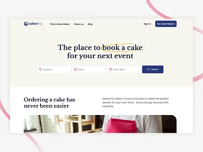 Baking Business Website Design: Desktop Edition bakery website design custom bakery website custom saas platform for bakery design saas based platform saas platform development saas platform for bakery saas solution for bakery ui ux web website for bakery