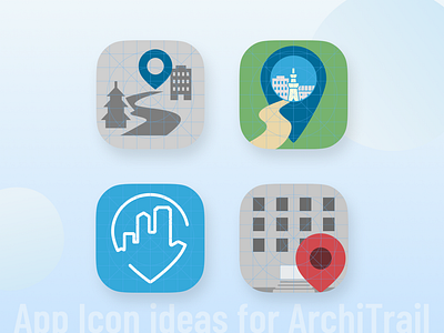 ArchiTrail – App Icon Design appicon design dilyui graphic design icon mobile mobileapp ui