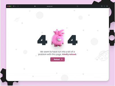 404 Error | 3D design 3d 404design 404page animation branding error graphic design logo motion graphics ui