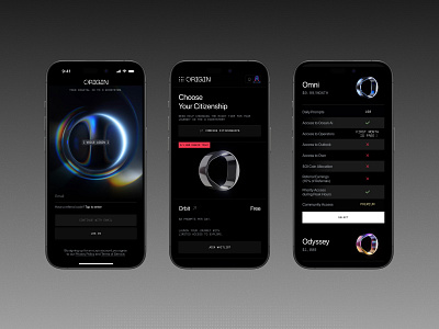 Membership Tiers Selection - Pricing Overlay (Ai) ai artificial intelligence blockchain growth design ios login mobile pricing product design responsive super ai table ui ux voice authentication