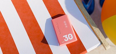 RAY+PLAY Sunscreen Packaging Design abstract logo modern sun sunscreen sunscreen logo sunscreen packaging