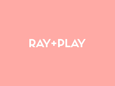 RAY+PLAY Sunscreen Logo Design abstract logo logo design modern play ray sunscreen sunscreen brand sunscreen branding sunscreen logo
