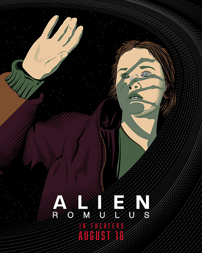 Alien: Romulus alienromulus art digitalart illustrator posterdesign posterillustration scifimovie vector