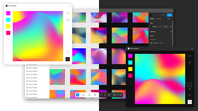 Fancy Gradient figma mesh gradient plugin