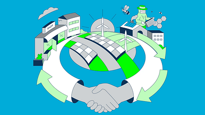 Brookfield Properties Pt. 2 (Illustration Branding) abstract animation business clean editorial energy finance fintech illustration inventory malls people real estate retail spot illustration whimsical