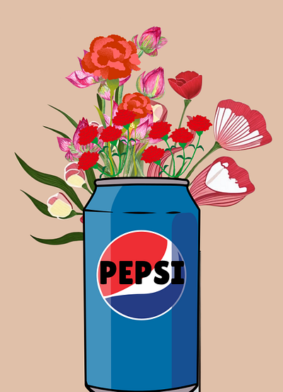 Pepsi wall art app branding design graphic design illustration logo typography ui ux vector