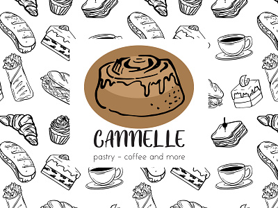 Cannelle branding graphic design logo pattern