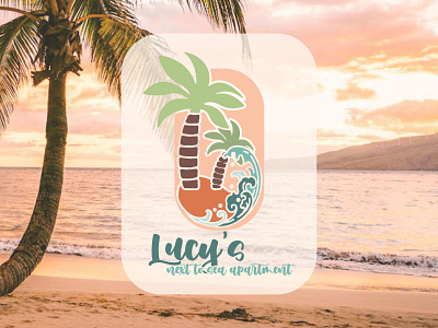 Lucy’s apartment branding graphic design illustration sea
