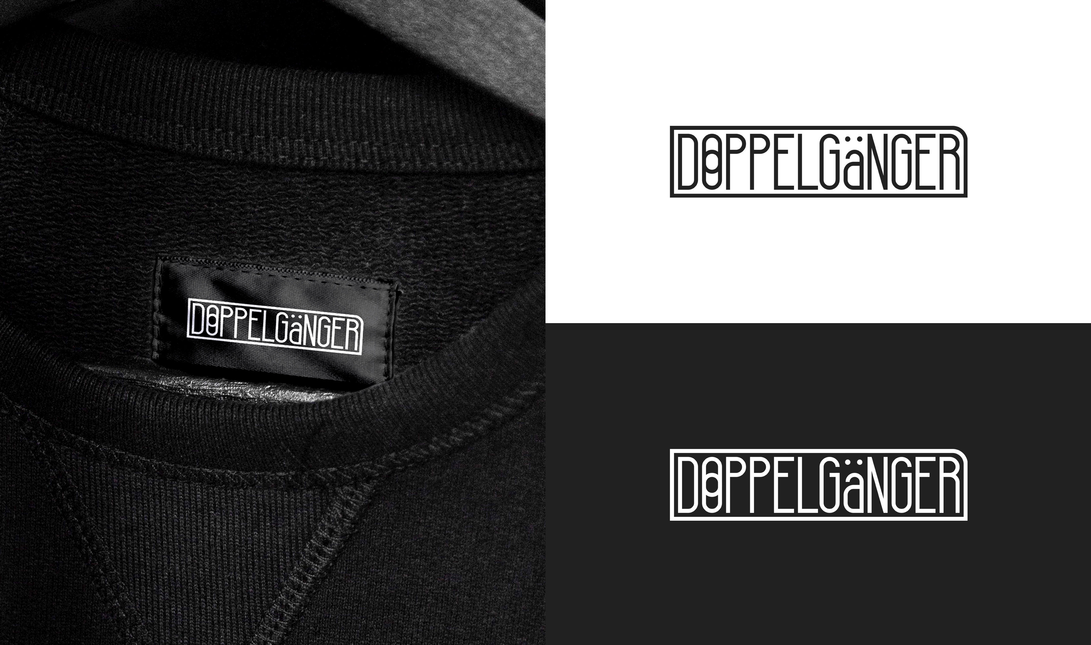 Doppelganger Streetwear branding graphic design logo ui
