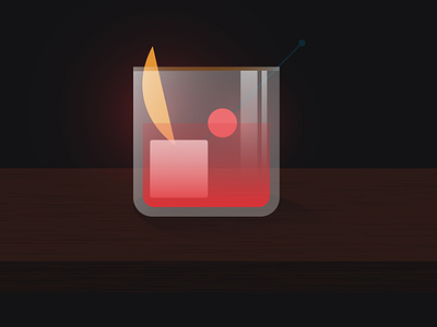 Old Fashioned alcohol coctail design drink graphic design graphicdesign illustration old fashioned