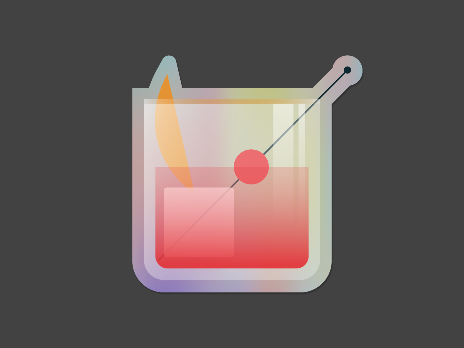 Old Fashioned alcohol coctail design drink graphic design graphicdesign illustration old fashioned