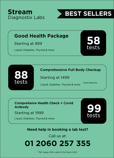 Health Checkup Packages Flyer Design