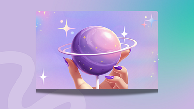 Sugar, Stars, & Stardust cosmos digital illustration digitalart gradient vector