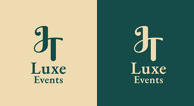JT Luxe Events Logo professional logo