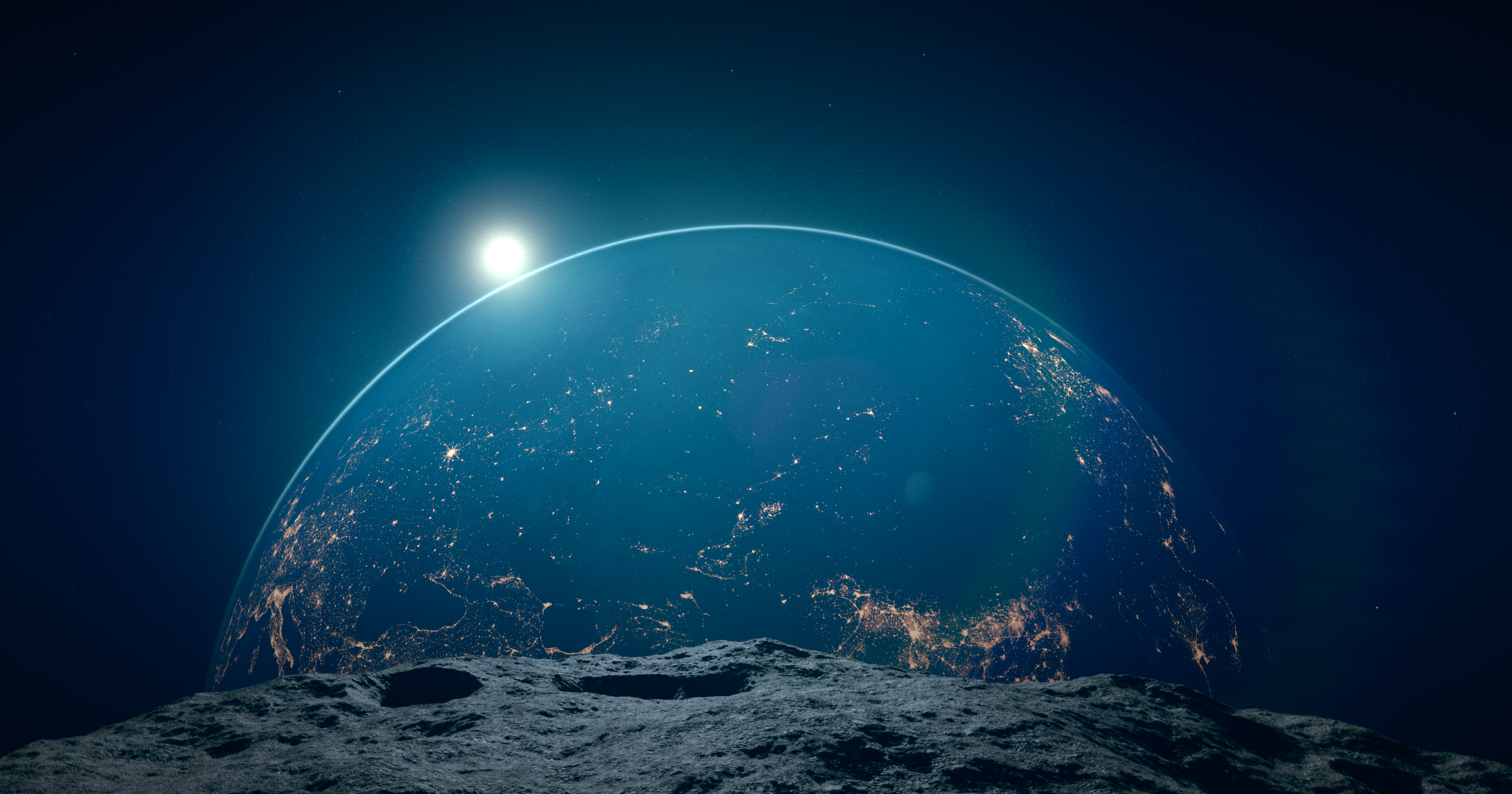 Earth - 3D 3d blender cgi compositing davinci resolve fusion render