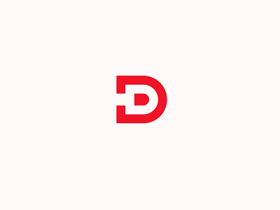 Daily Dose Logo (Study Project) branding channel compilations d identity logo logotype minimal monogram red redesign typography video visual identity youtube