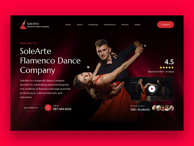 New UI Concept – Dance Company Website artseducation creatives danceacademy dancecompany danceeducation dancelearning danceprograms danceschool dancestudiowebsite dancetraining dancewebsite darkui designconcept khambra landingpage visualstorytelling webdesign websitedesign