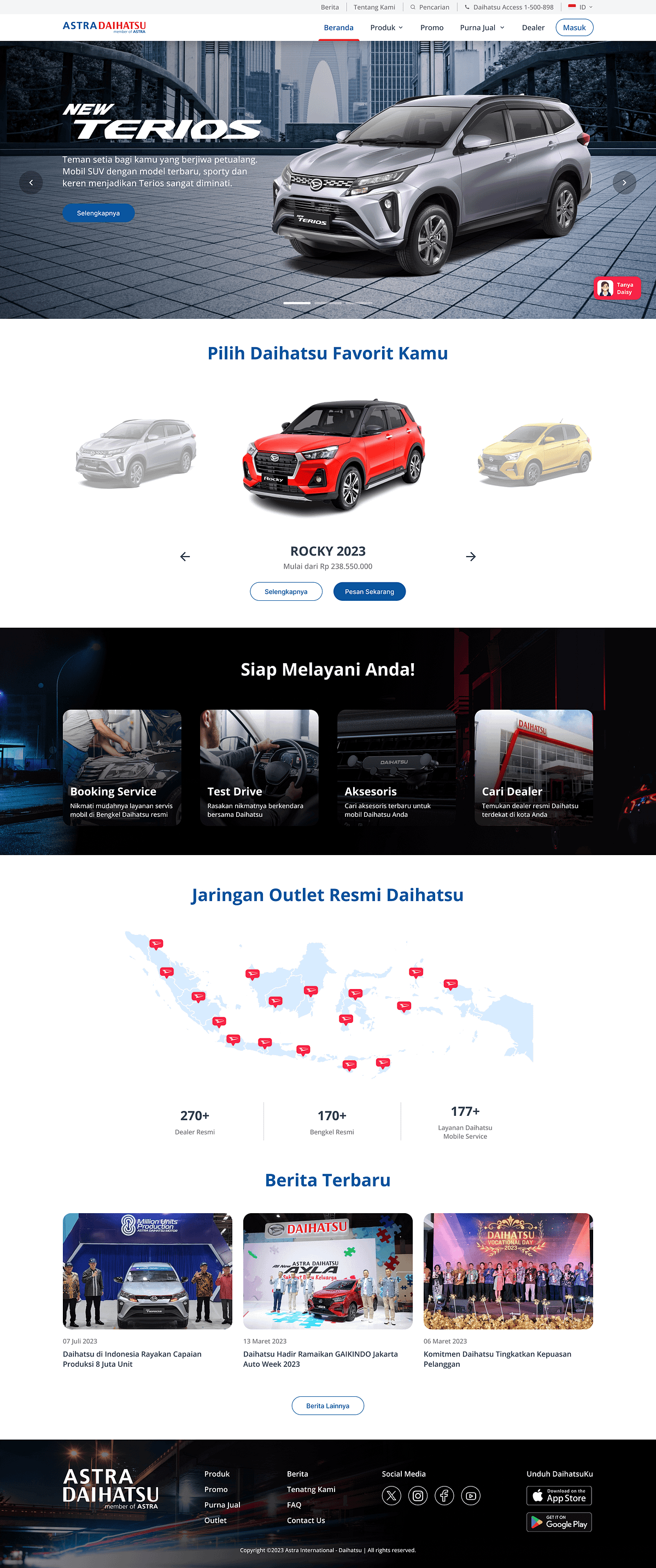 Astra Daihatsu Motor - Landing Page Redesign Image 0