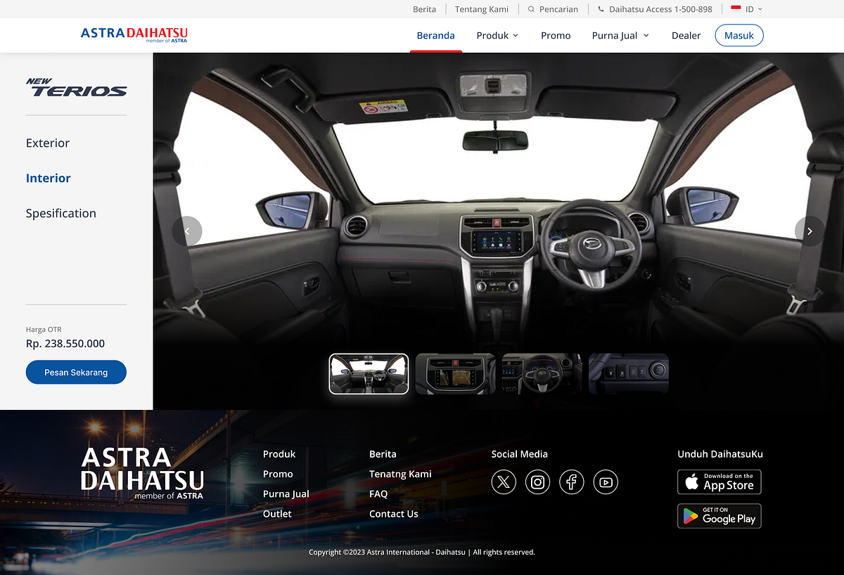 Astra Daihatsu Motor - Landing Page Redesign Image 2
