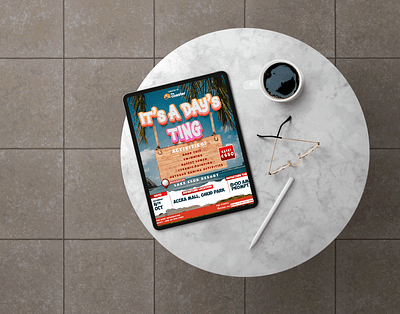 ROAD TRIP FLIER DESIGN FOR THE COASTER adobe illustrator adobe photoshop advertising design flier graphic design